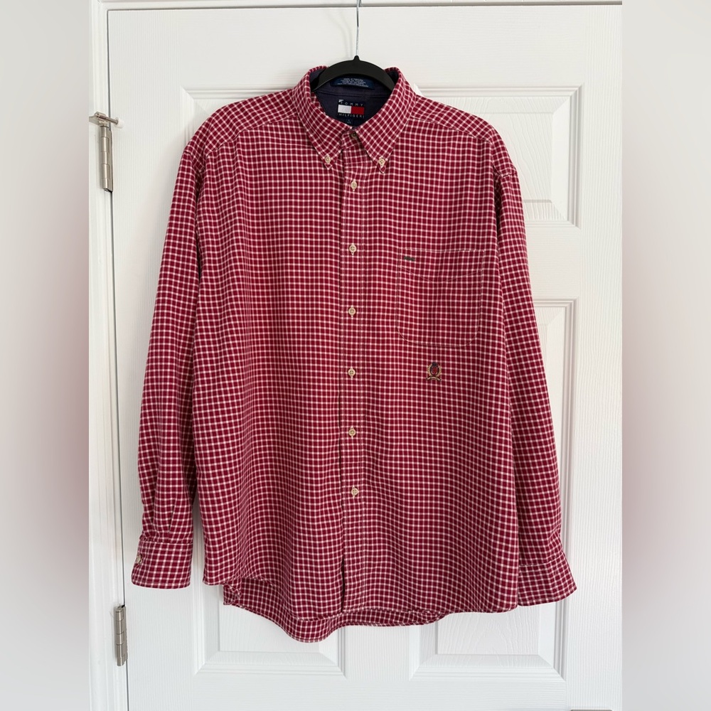 Men's Red Checkered Shirt